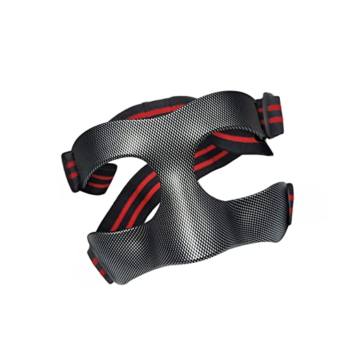 ZYIHNIRB Basketball Nose Protector Face Mask Guard Sports Facial Cover for Workout Gym Exercise Adjustable Strap Suitable for Kids Women Men, Red Black Band