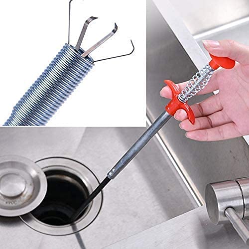 Ronest Stainless Steel Hair Catching Drain Cleaner Wire Spring Sink Cleaning Stick (B095YW4SLR) Amazon Price History, Amazon Price Tracker