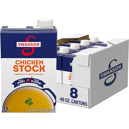 Swanson Chicken Stock, 48 oz Carton (8 Pack)