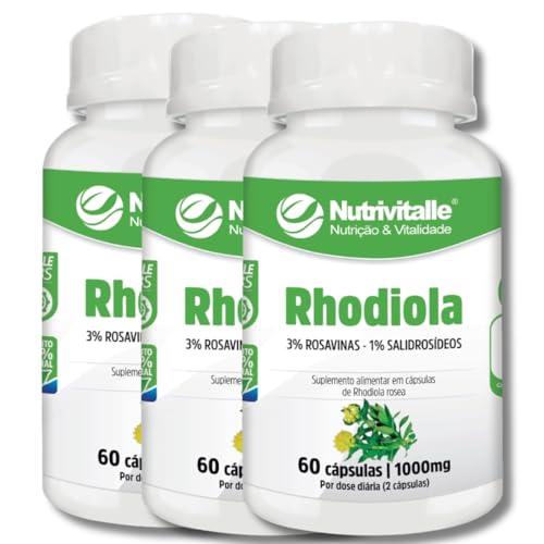 Rhodiola Rosea Nutrivitalle 60 Capsulas 1000mg