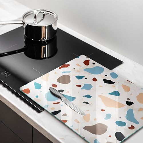 Planche à découper induction 40x52cm Wallfluent en pierre décorative