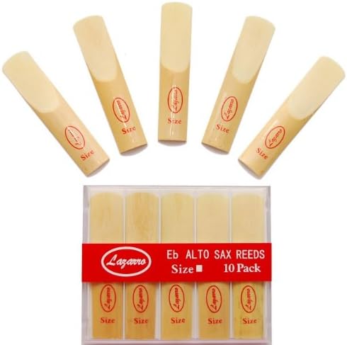 Lazarro® AR-L-1.5 Alto Saxophone Sax Reeds Size 1.5, Strength 1 1/2, Box of 10
