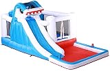 Castillo hinchable Juguetes Deportivos Castillo Inflable Para Niños Parque De Atracciones Acuático Para Niños Tobogán Al Aire Libre Trampolín Piscina...