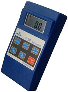 MeterTo Digital Gauss Meter HT208 Tesla Meter Tester Range 0~200mT~2000mT DC/AC Peak Holdã€Gs/mT Remark Switch ï¼ˆDCï¼‰N/S Display