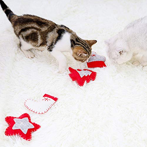 Balacoo – Brinquedo de erva de gato com 4 peças, gatinho criativo, brinquedo de erva do gato, brinqu