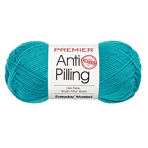 Premier Yarns Anti-Pilling Everyday Worsted Yarn, Soft Acrylic Yarn, Ideal Yarn For Crocheting And Knitting, Machine Washable, 180 Yds, Linen #TOP5