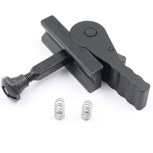 LThyzszb Tactical QD Lever Mount Lock Quick Release Steel for FTC Magnifier Mount & M icro Mount (Black)