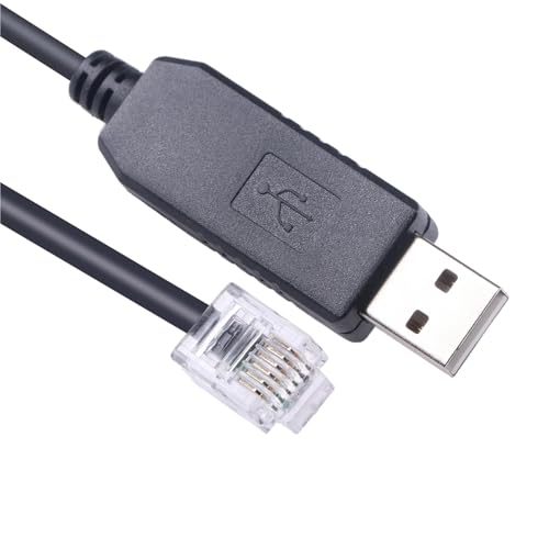 Cable convertidor USB a RJ11 RJ12 RS232 cable de comunicación serie 3m de datos 2