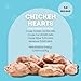 hotspot pets Freeze Dried Chicken Hearts for Cats & Dogs - 1LB BIG BAG- Made in USA -Single Ingredient All Natural Grain-Free -Resealable Bag- Perfect for Training, Topper or Snack, Allergen-Free
