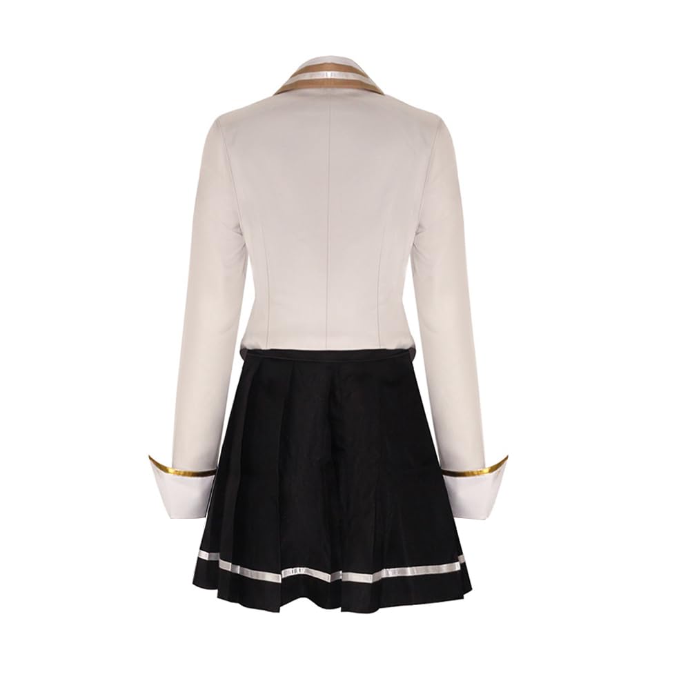 DEXSHUN Alisa Mikhailova Kujou Cosplay kostium Anime Cosplay kostium Alisa Mikhailova Kujou JK mundur spódnica, przebranie, garnitur na Halloween, karnawał, imprezę, ubrania, kompletny zestaw
