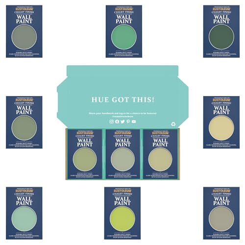 Rust-Oleum Wall Paint in Chalky Finish - Rich Greens Tester Box