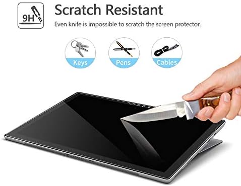 MEGOO [2 pack] Screen Protector for New Surface Pro 7 Plus/Surface Pro 7, Ultra Clear/High Response/Tempered Glass, Compatible for Microsoft Surface Pro 7 Plus/Surface Pro 7 12.3 Inch (2019 Release)