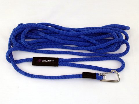 Soft Lines PSW10620PACIFICBLUE Floating Dog Swim Snap Leashes  Diameter by 20 Pacific Bllue