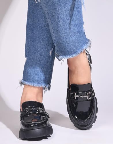 Image of TRYME Trendy Comfortable Extra Cushion Inner Sole Casual Loafer Shoes with Low Heels for Womens and Girls