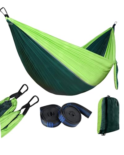 OTraki Camping Hammock, 270 x 140cm Portable Hammock with Straps, Ultralight Nylon Tree Hammock for Garden Outdoor Camping Backpacking Hiking OTraki Camping Hammock, 270 x 140cm Portable Hammock with Straps, Ultralight Nylon Tree Hammock for Garden Outdoor Camping Backpacking Hiking