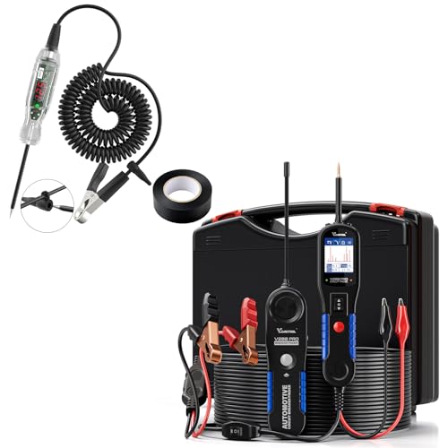 Image of VDIAGTOOL V200 Pro Automotive Power Circuit Probe Tester Circuit Breaker Finder Tool Circuit Short Finder with Test Light Automotive VDIAGTOOL P60 3-70V DC Digital Dual LED Circuit Tester
