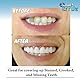 Instant Smile Comfort Fit Flex Kosmetische Zähne, strahlend weißer Farbton, komfortables oberes Veneer, 1 Größe passt den meisten