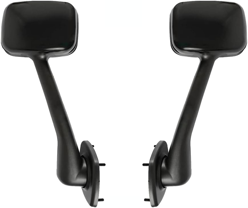 Freightliner 08-16 Cascadia Hood Mirror Set Left Right Black A2266565002 A2266565003