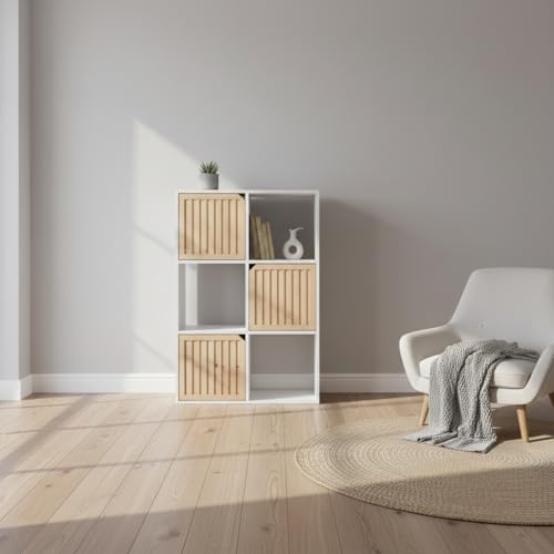 INDE MOBLEKIT   Estantería Cubo 6 Compartimentos