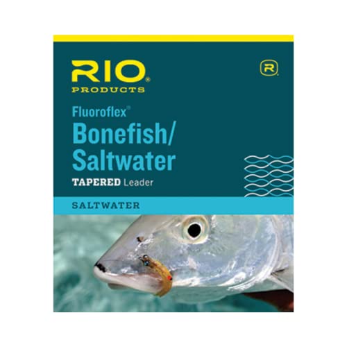 Rio Products Saltwater Fluoroflex Leader, 9Ft 16Lb, 3 Pack #TOP1
