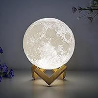 Algopix Similar Product 16 - BRIGHTWORLD Moon Lamp Moon Night Light