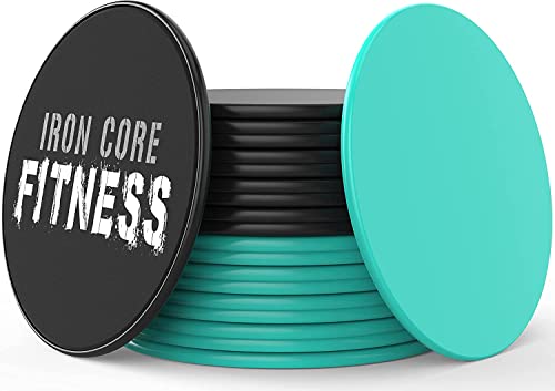 Core Sliders for Working Out 10 Set, Sliding Discs for Exercise, Fitness Gliders for Exercising, Pilates Sliders, Discs for Exercises, Exercise