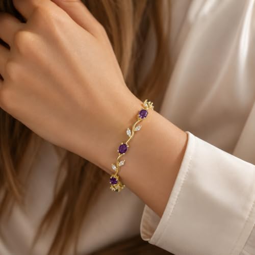 Image of Aurie Tulip Bracelet for Women & Girls | Anti Tarnish Stainless Steel Floral Bracelet |Party and Daily Wear Jewellery