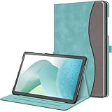 Fintie Case for Samsung Galaxy Tab A9 Plus/A9+ 5G 11 Inch 2023 Model (SM-X210/X216/X218), Multi-Angle Viewing Smart Stand Back Cover with Pocket Auto Wake/Sleep, Turquoise
