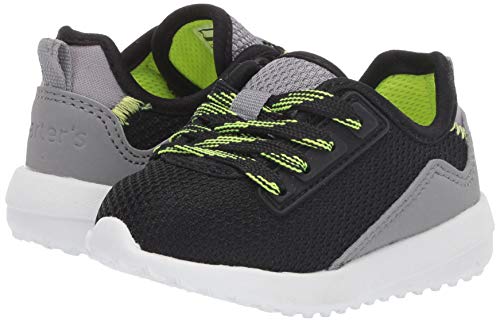 Carter's Boys' Paow Mesh Athletic Sneaker With Bungee Laces, Black, 7 M Us Toddler #TOP6
