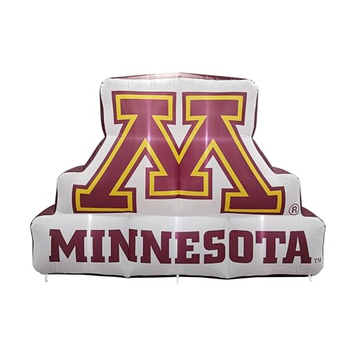 FANMATS NCAA Minnesota Golden Gophers Inflatable Mascot - Self Inflating Inflatable Display, Built-In Blower & Tethers, Official Team Logo – Show Your Spirit All Year Round