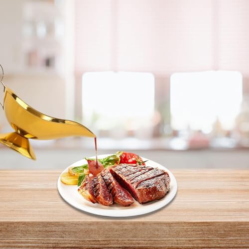 Verseur de sauce en acier inoxydable or pour restaurant