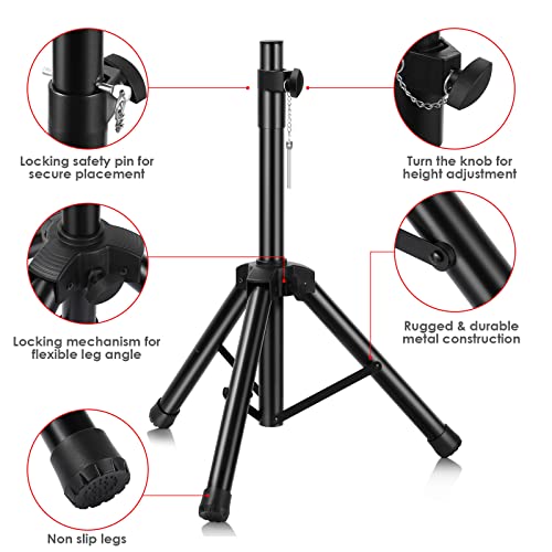 Giskieo Adjustable Tripod Dj Pa Speaker Stands And Carry Bag/Universal thumb #3