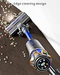 Cordless Vacuum Cleaner, 650W 55KPA 70Mins Stick Vacuum with Touch Screen, Anti-Tangle, Self-Standing Vacuum Cleaners, Rechargeable, Wireless Vacuum for Pet Hair, Hard Floors, Carpet