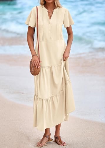 Image of KIRUNDO Summer Maxi Dresses for Women 2026