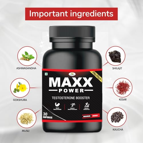 Image of Herbal Energy & Vitality Capsules | Daily Wellness & Immunity Support Supplement | Ayurvedic Health Formula | 180 Capsules | Pack of 3 Bottles