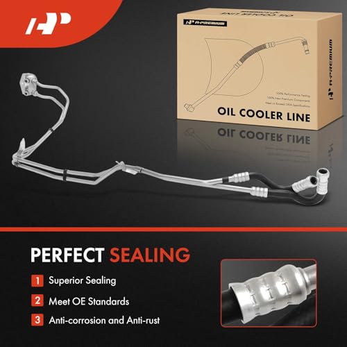 A-Premium Inlet & Outlet Automatic Transmission Oil Cooler Line Hose Assembly Compatible with Ford F-150 2011-2014 3.5L 3.7L, Expedition 2015-2017 3.5L & Lincoln Navigator 2015-2017 3.5L by A-Premium - Image 7