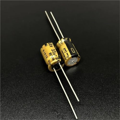 Condensateur audio 33 uF 50 V avec broches radiales stables pour montages de precision DIY