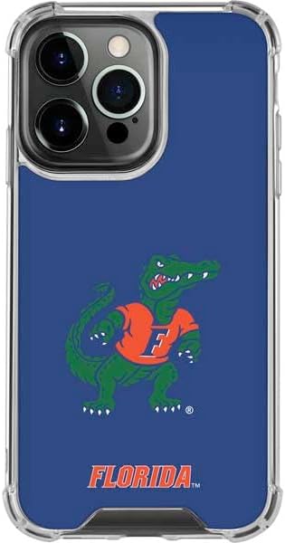 Skinit Clear Phone Case Compatible with iPhone 15 Pro - Officially Licensed University of Florida Gators Mascot Design
