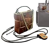 Artisanat sophistiqué: Se livrer à une élégance raffinée avec cette pochette d'écouteurs en cuir méticuleusement fabriquée à partir de matériaux exquis, incarnant la sophistication idéale