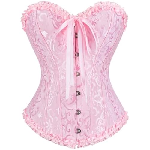 frawirshau Women's Overbust Costume Corset Renaissance Victorian