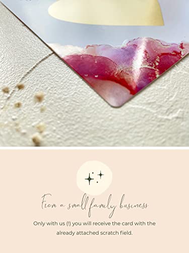 Image of Joli Coon Pregnancy announcement scratch card - You are going to be grandparents - Baby announcement with envelope - Dream