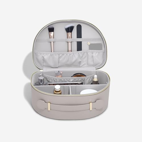 Stackers Vanity Case Taupe : trousse de toilette rigide élégante - 3