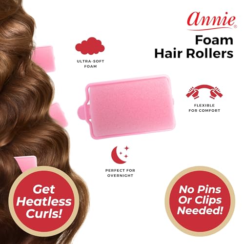 Annie Foam Roller Size1 1/4\" x 2 1/4\" 8ct -1054 - Thumbnail 2