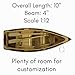 Midwest Dinghy Wooden Ship Model Building Kit for Adults DIY Woodcraft Self Assembly - Complete Kit for Adults with Tools, Paint, and Glue Included