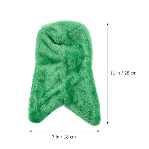 Image of FOMIYES Bird Cozy Corner Fleece, Bird Blanket, Parrot Cage Snuggle Hut, Warm Bird Nest for Parakeets Cockatiels Lovebirds Green