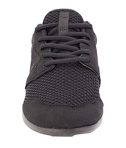 Very Fine Unisex Dance Sneakers - VFSN024 and Foldable Brush Bundle - Black - 11 Women/10 Men3