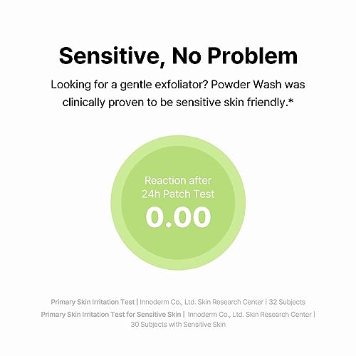 BY WISHTREND Green Tea & Enzyme Powder Face Wash, All-in-one, Hydrating daily facial cleanser and Gentle exfoliator for pores and blackheads (3.88 Ounce (Pack of 1)) - Image 8