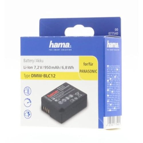 Hama DP 461 Li-Ion-Akku f&uuml;r Panasonic DMW-BLC12