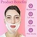 V Line Lifting Mask Chin Strap for Sleeping, Face Lifting Strap, Chin Strap, V Line Mask, Jawline Shaper, Jaw Strap, Double Chin Reducer, Face Lift Tape & Snoring Solution (Pink)