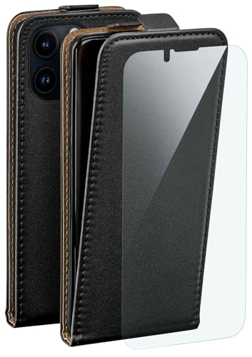 Étui iPhone 13 Pro Max moex antichoc noir avec housse rabat et film écran